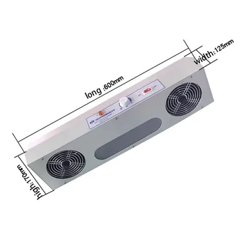Overhead Ionizer air blower industrial Two fans antistatic Cleanroom 110V / 220V Fast Shipping Top Quality
Overhead Ionizer air blower industrial Two fans antistatic Cleanroom 110V / 220V Fast Shipping Top Quality