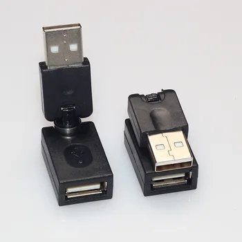100pcs/lot KEFU USB 2.0 A Male to A Female 360 Degree Rotation Angle Extension Adapter Convertor
100pcs/lot KEFU USB 2.0 A Male to A Female 360 Degree Rotation Angle Extension Adapter Convertor