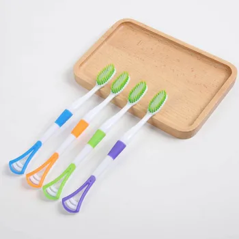 2in1 10pcs Toothbrush with Tongue Scraper Cleaner Brush Oral Cleaning Tongue Cleaning Brush Green Tea Fresh Breath random color
2in1 10pcs Toothbrush with Tongue Scraper Cleaner Brush Oral Cleaning Tongue Cleaning Brush Green Tea Fresh Breath random color