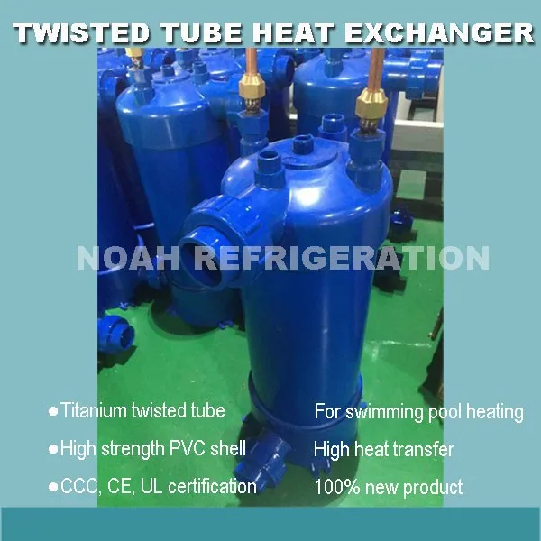 twisted tube heat exchanger