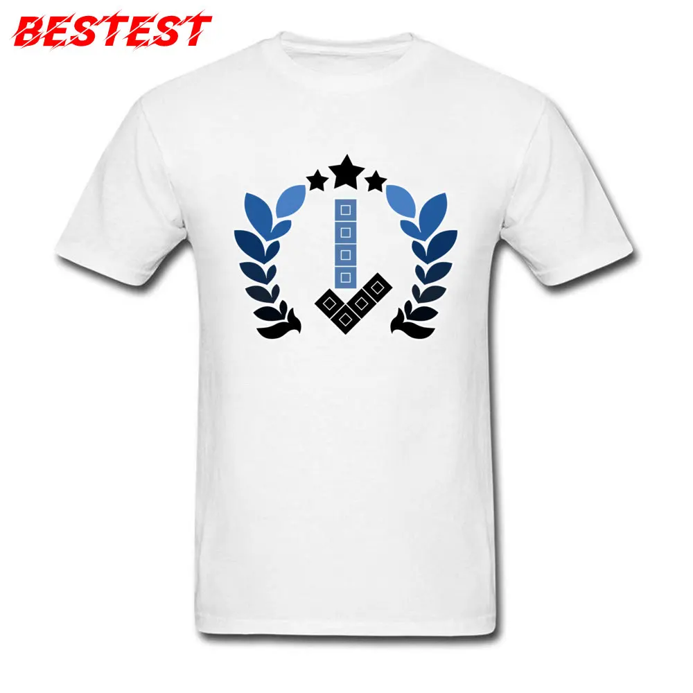 Hard Drop Puzzle League resized Crew Neck Tshirts Autumn Leisure Tops T Shirt Short Sleeve Discount 100% Cotton Fabric Tees Male Hard Drop Puzzle League resized white