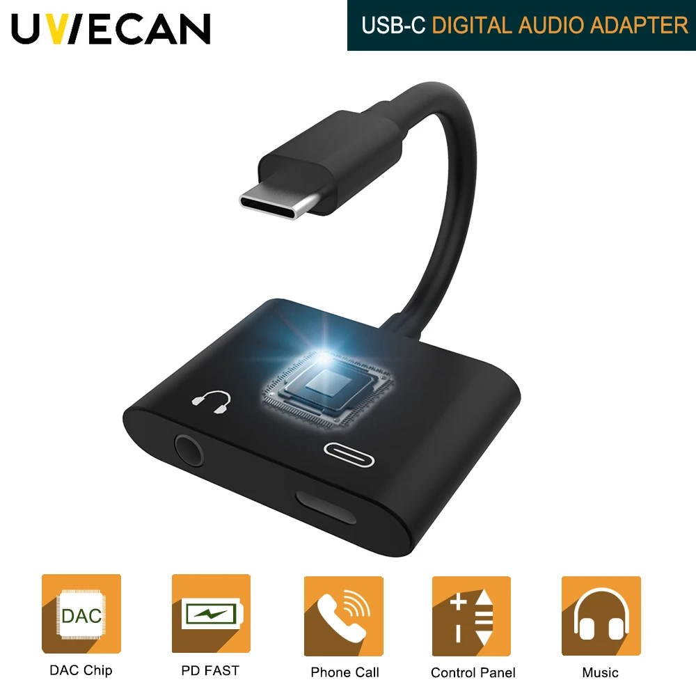 USB-C Cable to 3.5mm Digital Audio Stereo Earphone Aux Jack Fast Charging Adapter For Huawei P20 Xiaomi Google Pixel 2/2XL/3/3XL
USB-C Cable to 3.5mm Digital Audio Stereo Earphone Aux Jack Fast Charging Adapter For Huawei P20 Xiaomi Google Pixel 2/2XL/3/3XL