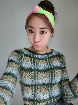 J17322 Good stretchy 100% cotton new fashion lady hair headband cotton color block knot headband for women
J17322 Good stretchy 100% cotton new fashion lady hair headband cotton color block knot headband for women