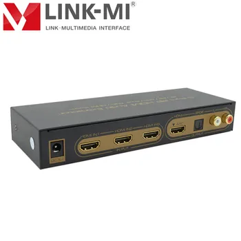 LINK-MI LM-SW301-Audio 300MHz HDMI Switch 3x1 ARC EDID SPDIF Audio 3 Port HDMI Audio Extractor PIP Switch 3D and 4Kx2K video
LINK-MI LM-SW301-Audio 300MHz HDMI Switch 3x1 ARC EDID SPDIF Audio 3 Port HDMI Audio Extractor PIP Switch 3D and 4Kx2K video