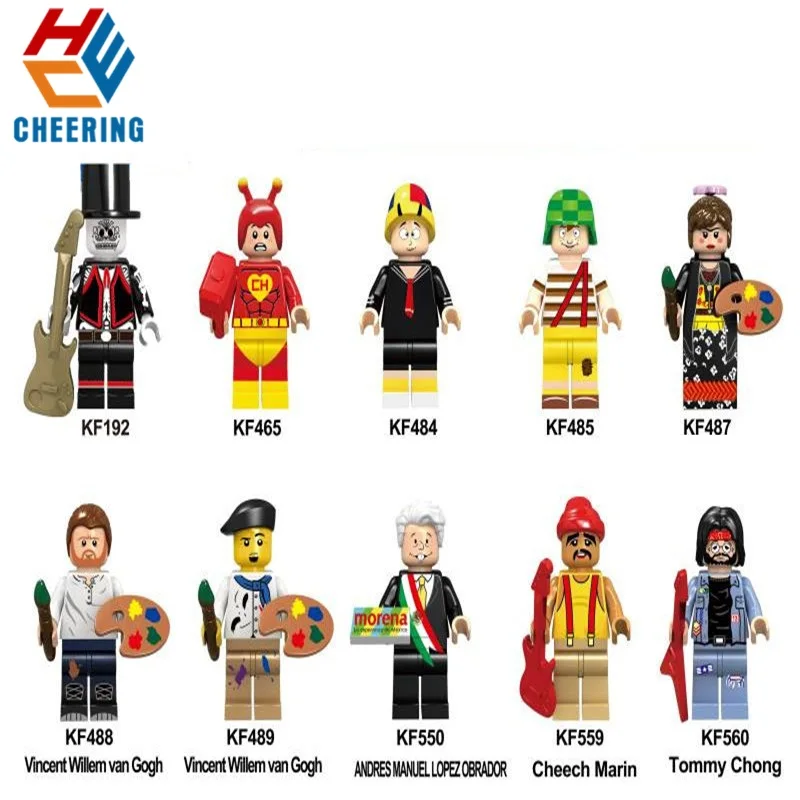 KF6044 Single Sale Series Tommy Chong Anders Manuel Lopez Action Cheech Marin Figures Building Blocks For Children Gift Toys
KF6044 Single Sale Series Tommy Chong Anders Manuel Lopez Action Cheech Marin Figures Building Blocks For Children Gift Toys