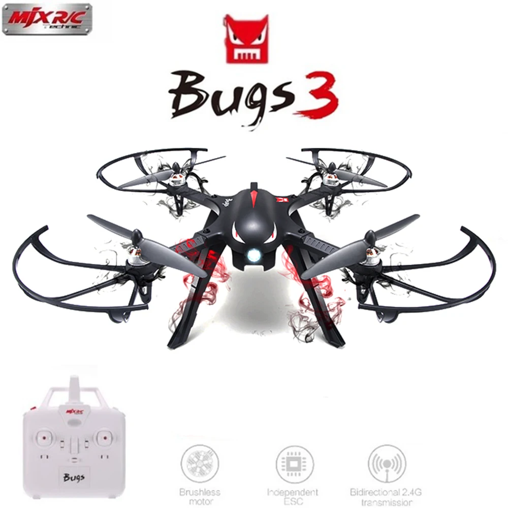 

Mjx Bugs 3 B3 175mm Mini Brushless RC Camera Drone RTF 2750KV Motor 4CH 6-axis Gyro Quadcopter Professional DronHelicopter