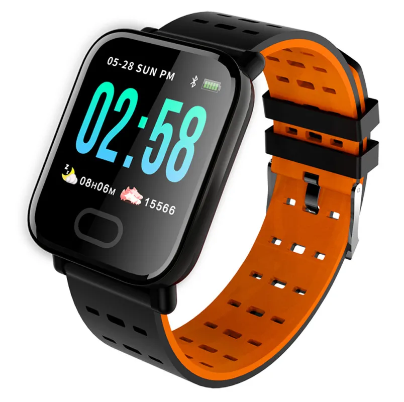 A6 Smart Watch Blood Pressure Fitness Tracker Heart Rate Monitor Sport Waterproof Smart Bracelet for Android IOS PK A1 Q8
A6 Smart Watch Blood Pressure Fitness Tracker Heart Rate Monitor Sport Waterproof Smart Bracelet for Android IOS PK A1 Q8