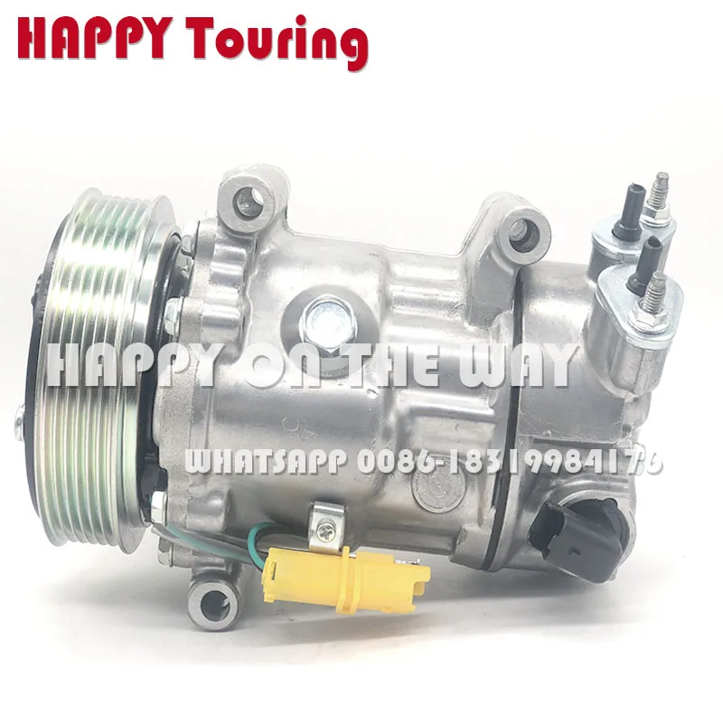 SD6C12 AC COMPRESSOR for CITROEN C4 C2 Peugoet 207 307 408 9659875780 6453WK 6453WL 648708 9670318880 6453QJ 6453QK 9671216280
SD6C12 AC COMPRESSOR for CITROEN C4 C2 Peugoet 207 307 408 9659875780 6453WK 6453WL 648708 9670318880 6453QJ 6453QK 9671216280