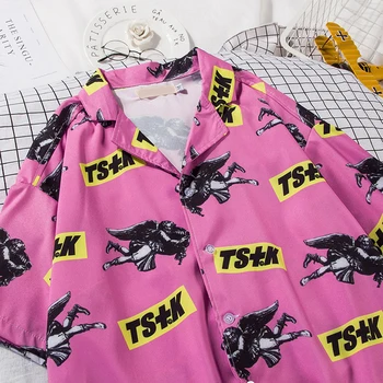 Men Hawaiian Loose Shirts Turn-down Collar Print Tee Top Summer Short Sleeve Breathable Blouse Elastic Tops Beach Shirts
Men Hawaiian Loose Shirts Turn-down Collar Print Tee Top Summer Short Sleeve Breathable Blouse Elastic Tops Beach Shirts