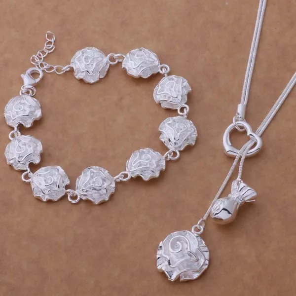 As211 Hot 925 Sterling Silver Jewelry Sets Bracelet 023 + Necklace 488 /ailaizsa Aoyajgfa
As211 Hot 925 Sterling Silver Jewelry Sets Bracelet 023 + Necklace 488 /ailaizsa Aoyajgfa