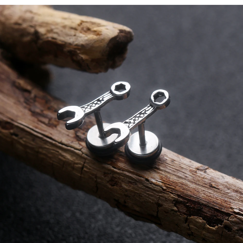 Cycolinks Spanner Stud Earrings