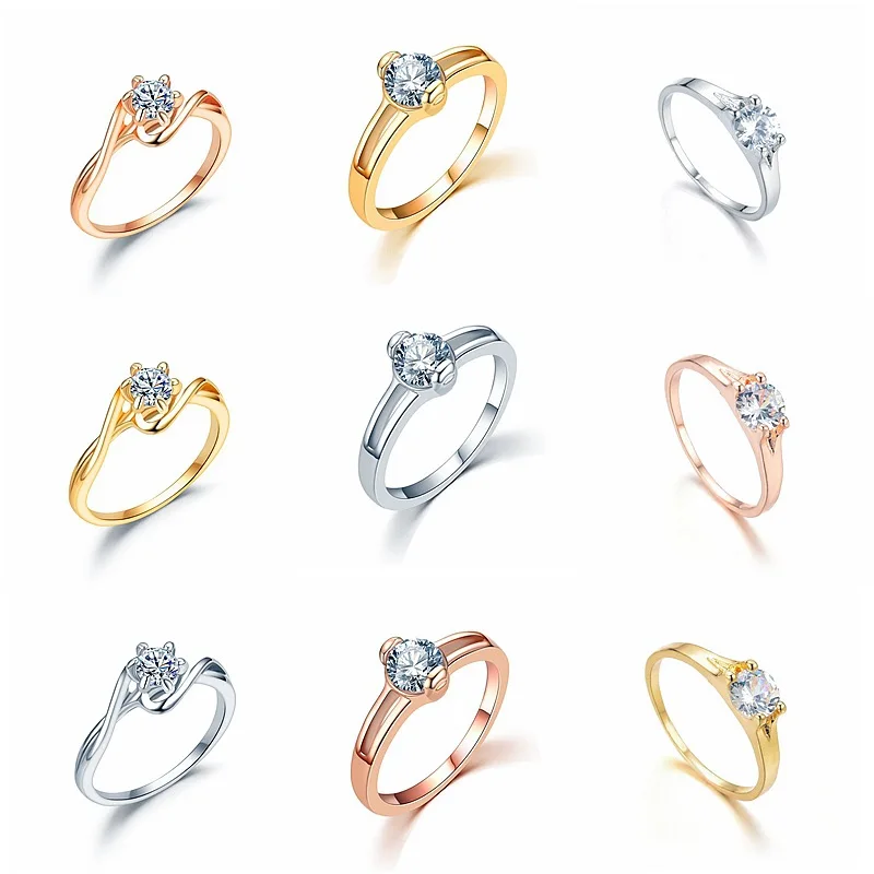 engagement ring 6 claws AAA design white cubic zircon women wedding band CZ rings jewelry
engagement ring 6 claws AAA design white cubic zircon women wedding band CZ rings jewelry
