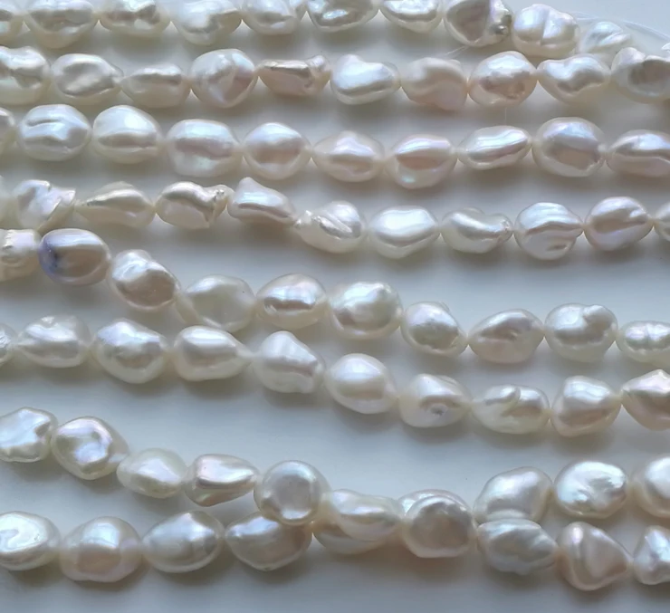 DIY Necklace Natural Freshwater Pearls, 9-10MM Size Irregular Shape Pearl Strand Loose Unique Baroque Pearls for Women
DIY Necklace Natural Freshwater Pearls, 9-10MM Size Irregular Shape Pearl Strand Loose Unique Baroque Pearls for Women
