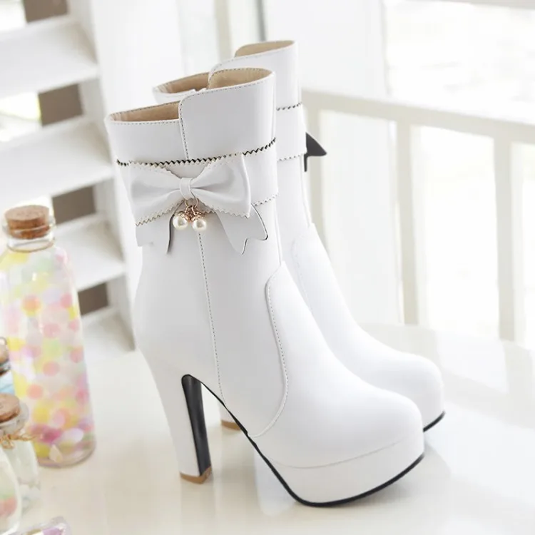 Big Size 9 10 11-14 boots women shoes ankle boots for women ladies boots Bow side zipper pearl pendant
Big Size 9 10 11-14 boots women shoes ankle boots for women ladies boots Bow side zipper pearl pendant