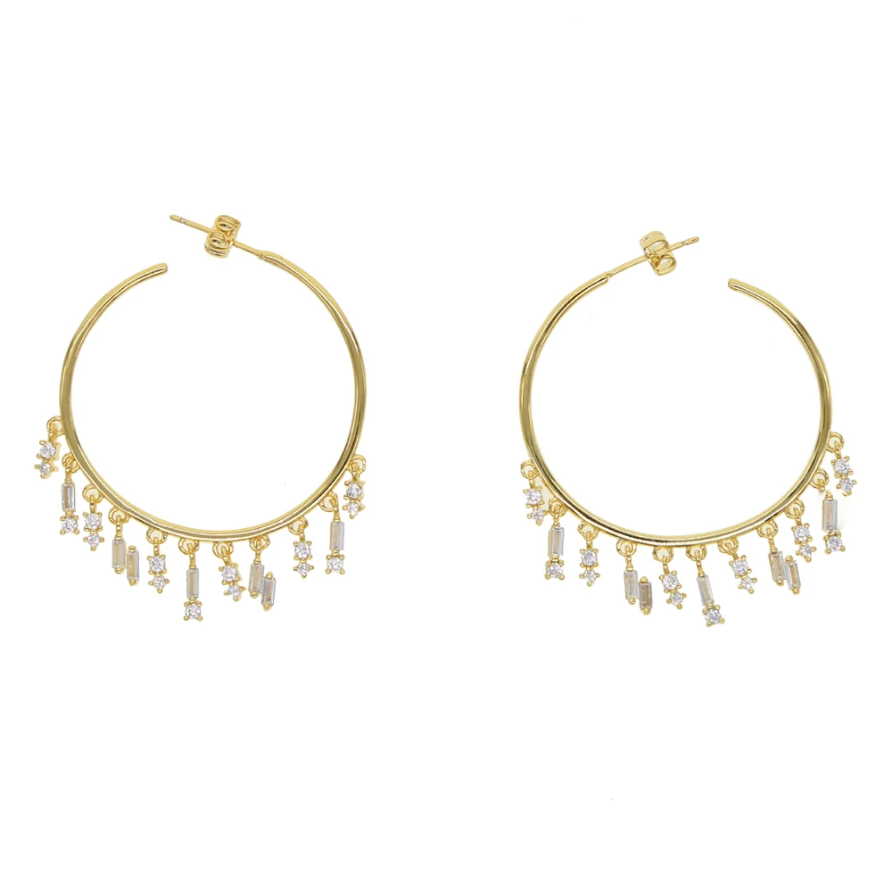 New Fashion Women Gold Color round Tassel Crystal Earrings Women Girl Jewelry Pendante Femme
New Fashion Women Gold Color round Tassel Crystal Earrings Women Girl Jewelry Pendante Femme