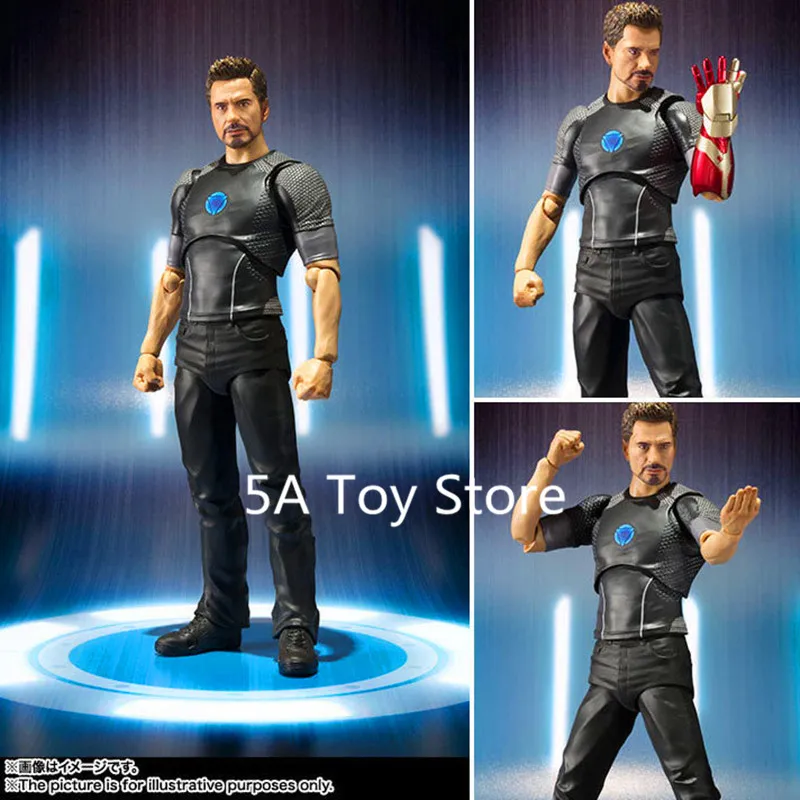 Shfiguarts Avengers Iron Man Tony Stark PVC Figure Collectible Toy 15cm Retial Box
Shfiguarts Avengers Iron Man Tony Stark PVC Figure Collectible Toy 15cm Retial Box