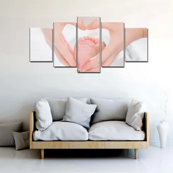 A Loving Home Newborn Baby Commemorative Photo Canvas Print 5 Pieces Picture for Bedroom Home Decoration Drop Shipping Wholesale
A Loving Home Newborn Baby Commemorative Photo Canvas Print 5 Pieces Picture for Bedroom Home Decoration Drop Shipping Wholesale