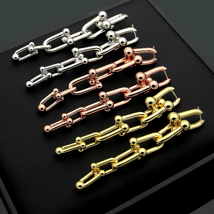 High quality titanium steel jewelry letters gradient U - shaped earrings for ladies long 6 - section U - shaped earrings for wom
High quality titanium steel jewelry letters gradient U - shaped earrings for ladies long 6 - section U - shaped earrings for wom