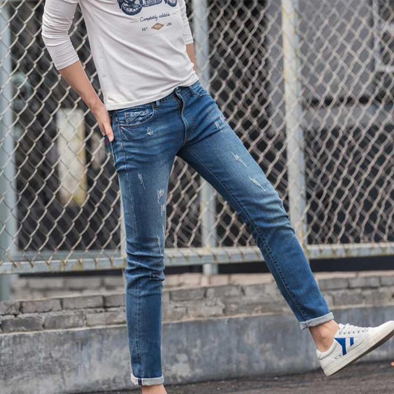Benevolent Monkey 100% cotton red selvedge Jeans men slim jeans soft trend micro elastic casual jeans men
Benevolent Monkey 100% cotton red selvedge Jeans men slim jeans soft trend micro elastic casual jeans men