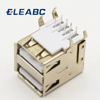 10pcs/lot USB A Type Female Socket Connector White 2to1 Set G44 for Data Connection Interface Charging
10pcs/lot USB A Type Female Socket Connector White 2to1 Set G44 for Data Connection Interface Charging
