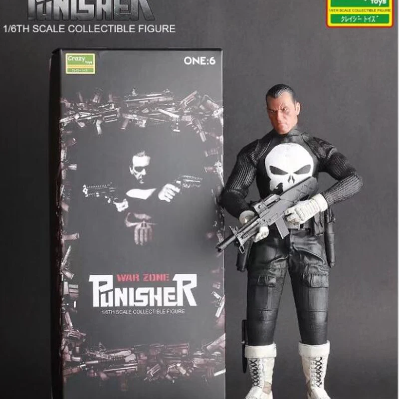 30cm Crazy Toys Punisher Figure Frank Castle PVC Action Figure Collectible For Kids Toys Gifts Brinquedos
30cm Crazy Toys Punisher Figure Frank Castle PVC Action Figure Collectible For Kids Toys Gifts Brinquedos