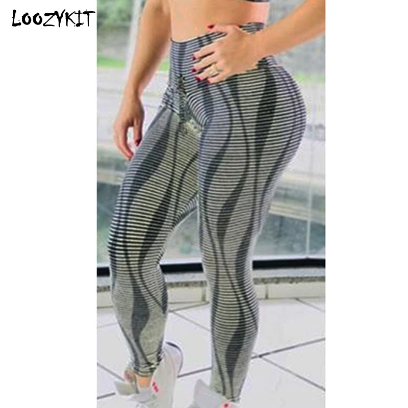 LOOZYKIT 2019 Women High Waist Yoga Pants Tummy Control Geometric Print Running Leggings Pants Workout Casual Gym Fitness
LOOZYKIT 2019 Women High Waist Yoga Pants Tummy Control Geometric Print Running Leggings Pants Workout Casual Gym Fitness