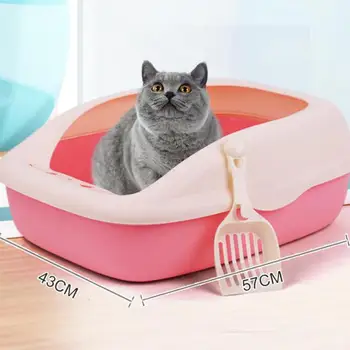Cat Sand Pot Anti-splash Half-closed Large Cat Toilet Cat Sand Pot Cat Dung Pot Small Cat Products Deodorization
Cat Sand Pot Anti-splash Half-closed Large Cat Toilet Cat Sand Pot Cat Dung Pot Small Cat Products Deodorization