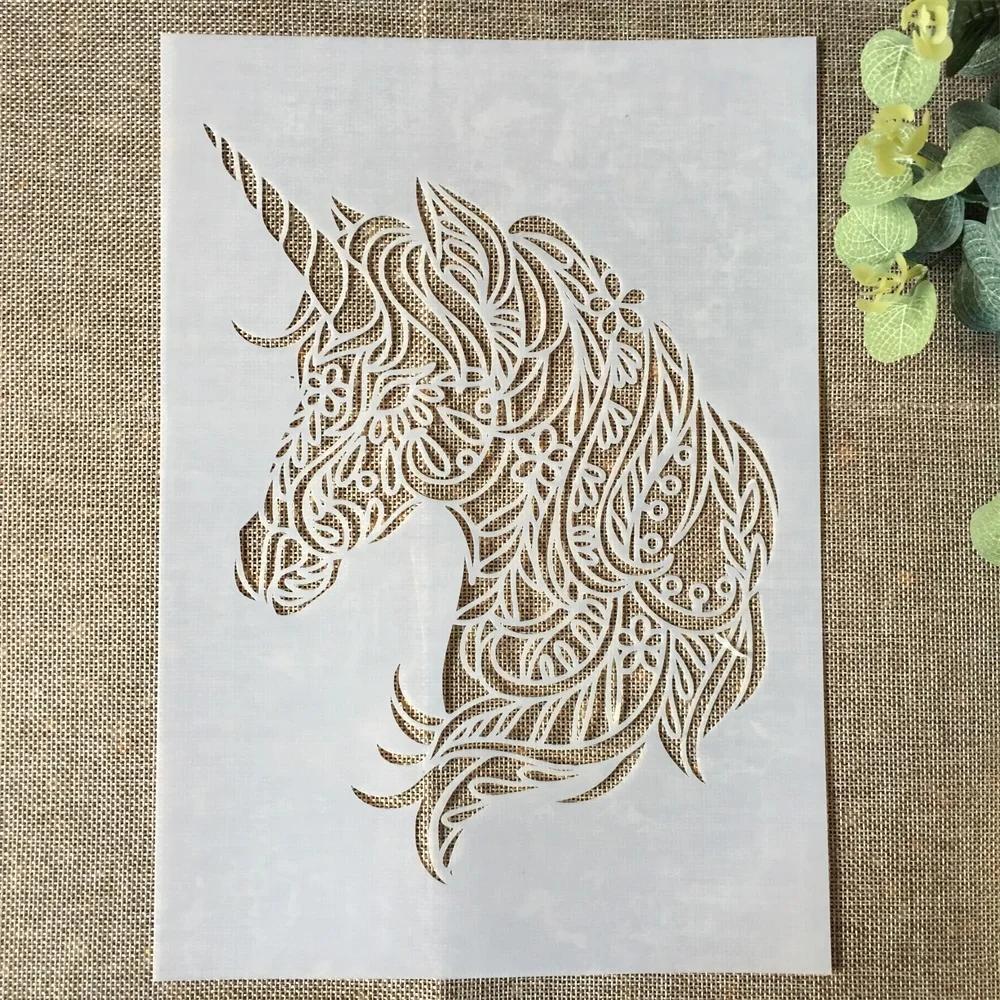 29*21cm Unicorn DIY Layering Stencils Wall Painting Scrapbook Coloring Embossing Album Decorative Paper Card Template
29*21cm Unicorn DIY Layering Stencils Wall Painting Scrapbook Coloring Embossing Album Decorative Paper Card Template