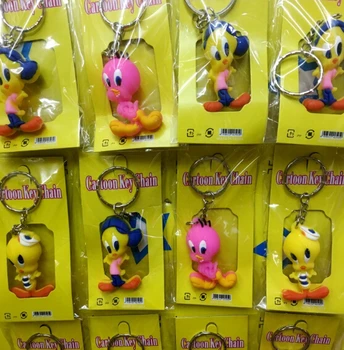New 12 pcs tweety birds 3D Silicagel Keychain Pendant Figure Model Key Chain For Best Gift K-11
New 12 pcs tweety birds 3D Silicagel Keychain Pendant Figure Model Key Chain For Best Gift K-11