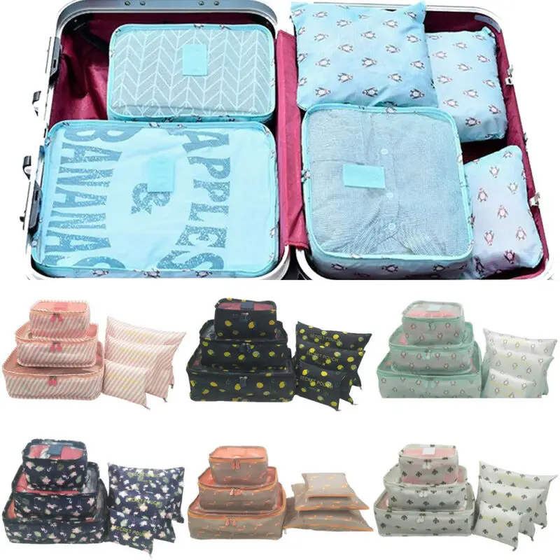New US 6Pcs Printed Travel Storage Bag Waterproof Clothes Packing Cube Luggage Organizer Set
New US 6Pcs Printed Travel Storage Bag Waterproof Clothes Packing Cube Luggage Organizer Set