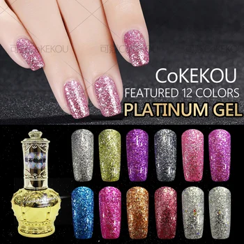 CoKEKOU Diamond Platinum Nail Gel Nail Polish durable removable environmentally friendly UV sequined plastic 15ml
CoKEKOU Diamond Platinum Nail Gel Nail Polish durable removable environmentally friendly UV sequined plastic 15ml