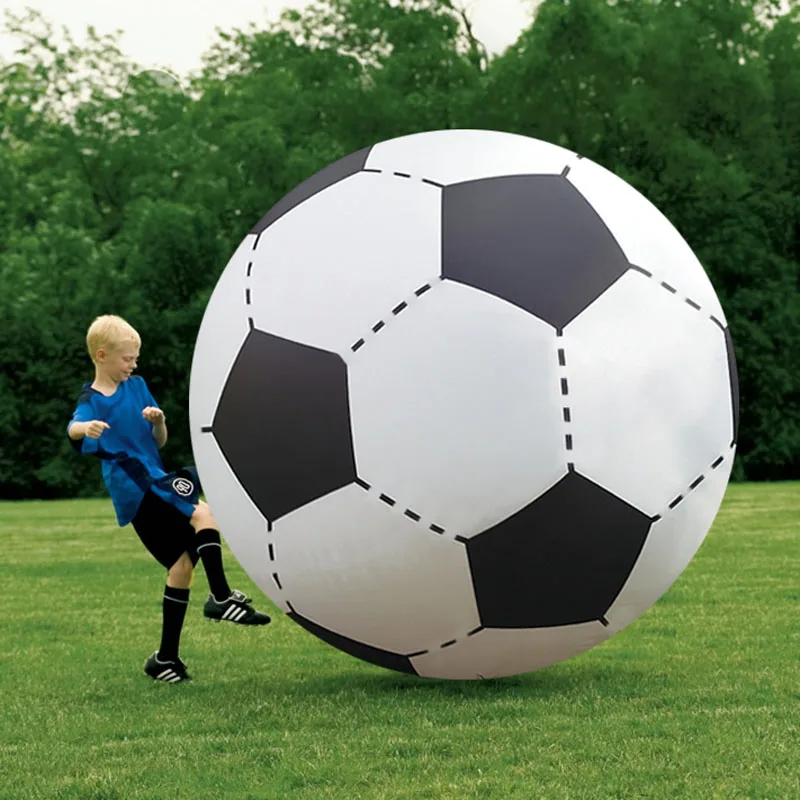 Фото Гигантские Надувные Футбольные Toys Ball 130 см Надутый Мяч На Пляже Outbdoor Fun Sport Дети