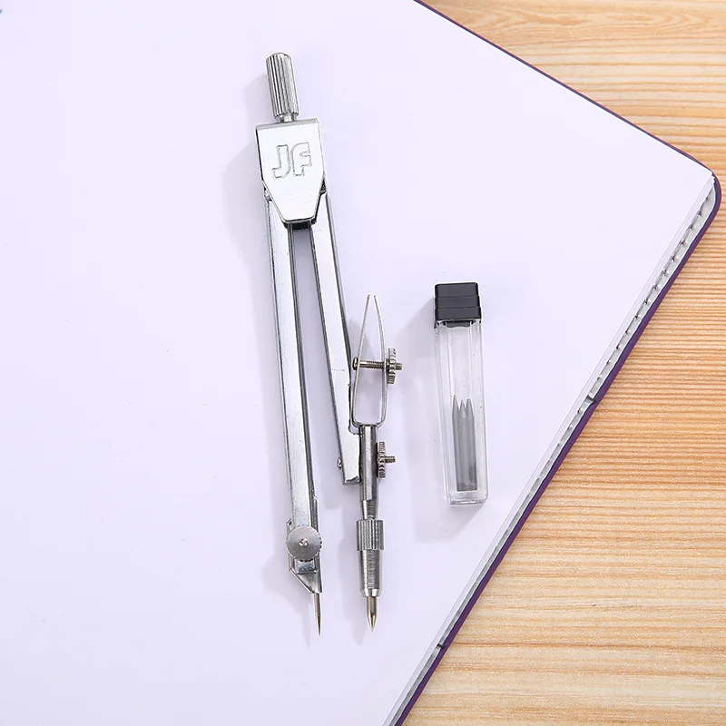 Deli Stainless Steel Drawing Compass Math Geometry Tools for Circles School Supplies for Student Stationery (Included Box)
Deli Stainless Steel Drawing Compass Math Geometry Tools for Circles School Supplies for Student Stationery (Included Box)