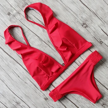 2018 Sexy Bikinis Women Swimsuit Push Up Swimwear Female Brazilian Bikini set Solid Summer Beach Bathing Suit Biquini
2018 Sexy Bikinis Women Swimsuit Push Up Swimwear Female Brazilian Bikini set Solid Summer Beach Bathing Suit Biquini