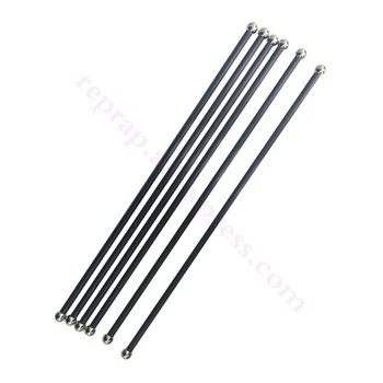 Reprap Delta 3d printer Rostock Kossel XL 300mm carbon tube / Kossel Mini 180mm Diagonal push rod Arms Assembled w/ Steel balls
Reprap Delta 3d printer Rostock Kossel XL 300mm carbon tube / Kossel Mini 180mm Diagonal push rod Arms Assembled w/ Steel balls