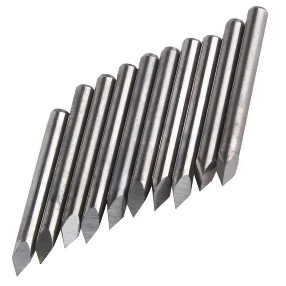 30 Degree Carbide Steel 0.1mm Cutting Edge CNC Router Triangular Pyramid Engraving Bits Pack of 10
30 Degree Carbide Steel 0.1mm Cutting Edge CNC Router Triangular Pyramid Engraving Bits Pack of 10