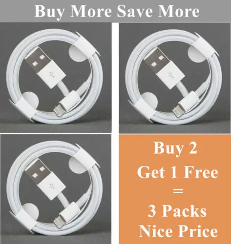 3/lot High Quality 8Pin USB Charging Charger Data Sync Adapter Cable for IPhone X XS MAX XR 8 7 5 5S 5C 6s 6PLUS IPod IPad
3/lot High Quality 8Pin USB Charging Charger Data Sync Adapter Cable for IPhone X XS MAX XR 8 7 5 5S 5C 6s 6PLUS IPod IPad