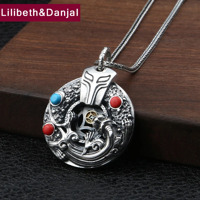 2019 Lucky God beast brave troops Inlaid turquoise Pendant 100% 925 Sterling Silver fine Jewelry Men Women Necklace Pendant P139
2019 Lucky God beast brave troops Inlaid turquoise Pendant 100% 925 Sterling Silver fine Jewelry Men Women Necklace Pendant P139