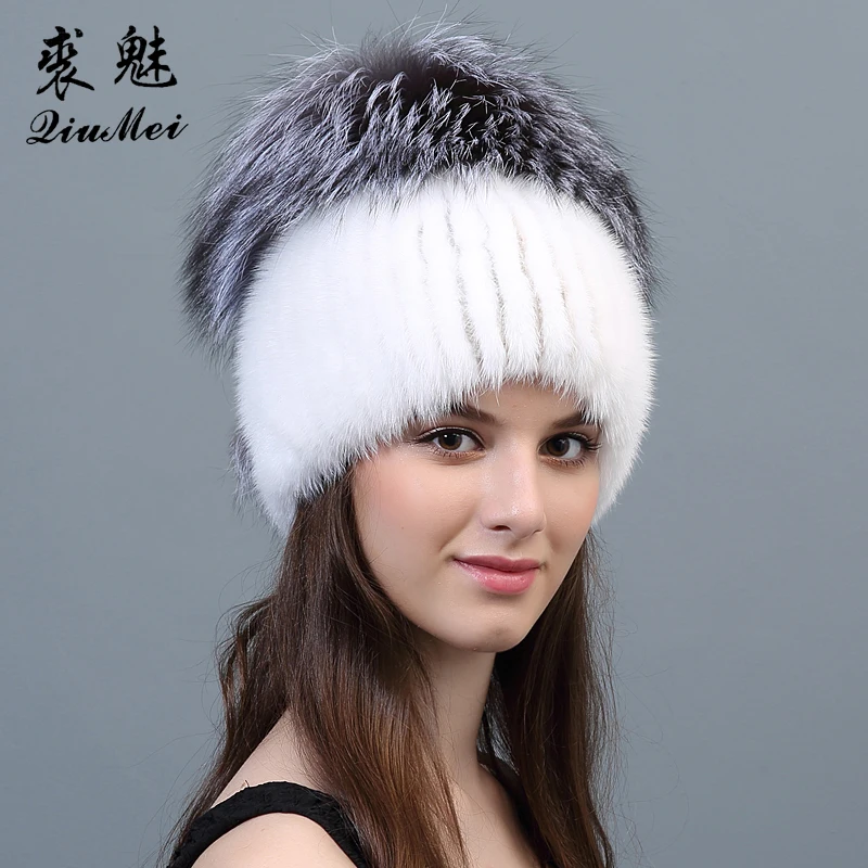 Real Mink Fur Hats Beanie Fox Pompom 2018 New Luxury Female Beanies Warm Lining Genuine Fur Winter Hat Cap Russian Women
Real Mink Fur Hats Beanie Fox Pompom 2018 New Luxury Female Beanies Warm Lining Genuine Fur Winter Hat Cap Russian Women