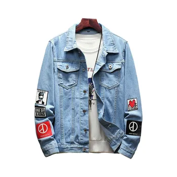 Fashion printing Casual Slim fits Men's Denim Jacket Bomber Jacket High Quality Cowboy male Jean Jacket Coat Plus Size M-5XL
Fashion printing Casual Slim fits Men's Denim Jacket Bomber Jacket High Quality Cowboy male Jean Jacket Coat Plus Size M-5XL