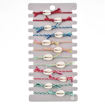 Handmade 12pcs/Set Shell Evil Eye Charms Bracelets Women Braided Adjustable Chain Anklets Bracelet Wristband Ethnic Jewelry
Handmade 12pcs/Set Shell Evil Eye Charms Bracelets Women Braided Adjustable Chain Anklets Bracelet Wristband Ethnic Jewelry