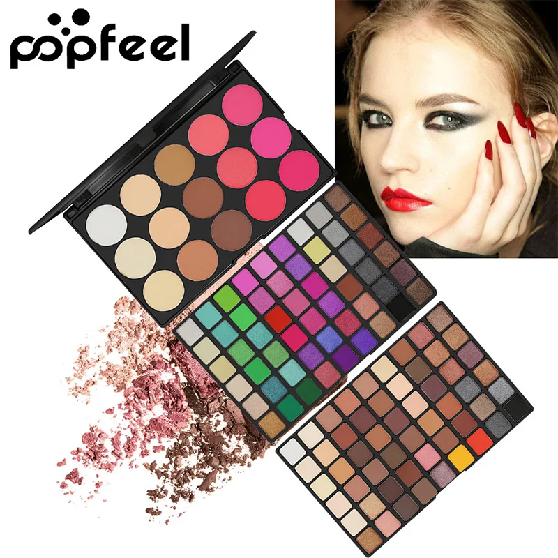 2018 New Brand Popfeel 123 Colors Eyeshadow Palette Professional Makeup Kit Nature & Matte Eye Shadow Shimmer Highly Pigmented
2018 New Brand Popfeel 123 Colors Eyeshadow Palette Professional Makeup Kit Nature & Matte Eye Shadow Shimmer Highly Pigmented