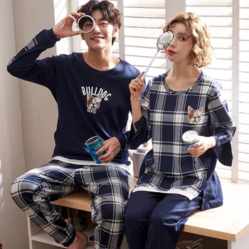 Spring Autumn 100% Cotton Men's Pajamas Long Sleeved Pyjamas Men Sleepwear Couple Pajama Sets Plus size 3XL Lounge Home Clothing
Spring Autumn 100% Cotton Men's Pajamas Long Sleeved Pyjamas Men Sleepwear Couple Pajama Sets Plus size 3XL Lounge Home Clothing