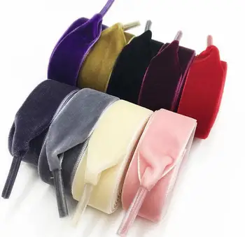 Fashion Women Vintage Trendy 1.6cm Width 120cm Length Shoelaces Ribbon One Side Multi Color Athletic Sports Velvet Shoe laces
Fashion Women Vintage Trendy 1.6cm Width 120cm Length Shoelaces Ribbon One Side Multi Color Athletic Sports Velvet Shoe laces
