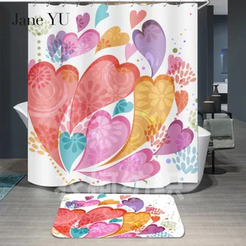 Polyester shower curtain custom European cartoon printing Bathroom waterproof curtain bathroom curtain
Polyester shower curtain custom European cartoon printing Bathroom waterproof curtain bathroom curtain