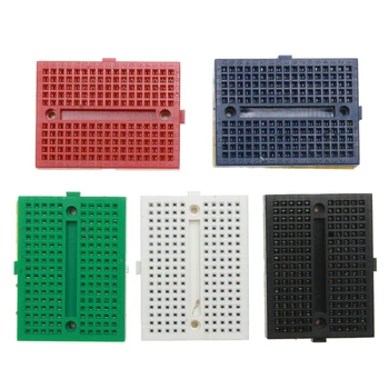 5Pcs SYB-170 Mini PCB Breadboard Test Prototype Protoboard DIY Bread Board Small Plates 50*35*10mm for Experiment Test Robot
5Pcs SYB-170 Mini PCB Breadboard Test Prototype Protoboard DIY Bread Board Small Plates 50*35*10mm for Experiment Test Robot