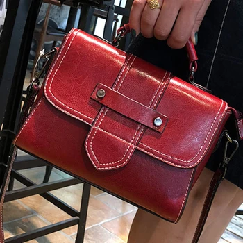 High Quality Oil Wax Cowhide Top Handle Messenger Bags Fashion Simple Women Shoulder Crossbody Genuine Leather Bag Tote Handbag
High Quality Oil Wax Cowhide Top Handle Messenger Bags Fashion Simple Women Shoulder Crossbody Genuine Leather Bag Tote Handbag