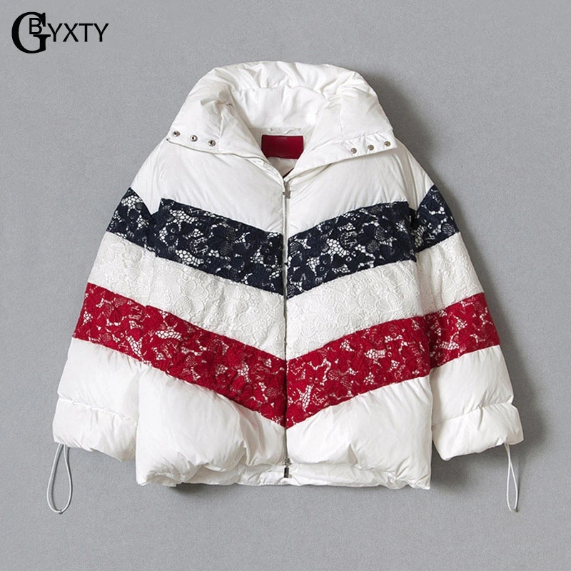 GBYXTY doudoune femme Women's Winter Thick Oversize White Down Jacket and Coat Ladies Elegant Lace Duck Down Parka mujer ZA1201
GBYXTY doudoune femme Women's Winter Thick Oversize White Down Jacket and Coat Ladies Elegant Lace Duck Down Parka mujer ZA1201
