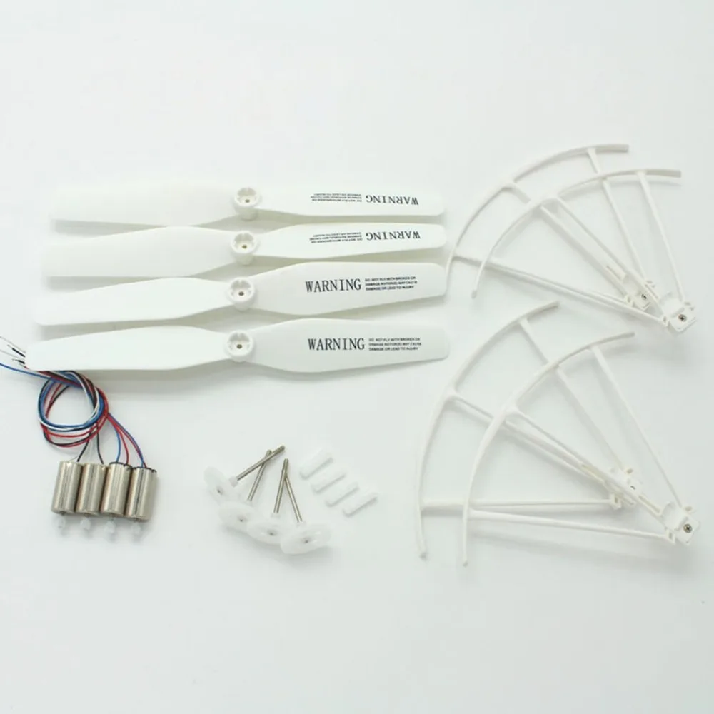2 Pairs RC Drone Engine Motors with Gear Propellers Blades Protective Rings Spare Parts for SYMA X5UC/X5UW Quadcopter
2 Pairs RC Drone Engine Motors with Gear Propellers Blades Protective Rings Spare Parts for SYMA X5UC/X5UW Quadcopter