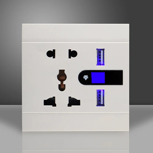 New multifunction 5 hole wall outlet flapper with a LED night light Twin USB charging socket DC 5.0V/2400mA
New multifunction 5 hole wall outlet flapper with a LED night light Twin USB charging socket DC 5.0V/2400mA